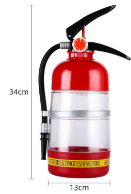 2L Creative Wine Drink Dispenser Fire Extinguisher Pourer Party Beer Water Dispenser Beer Barrels Beverage Liquor Bar Accessory Kitchen Gadgets