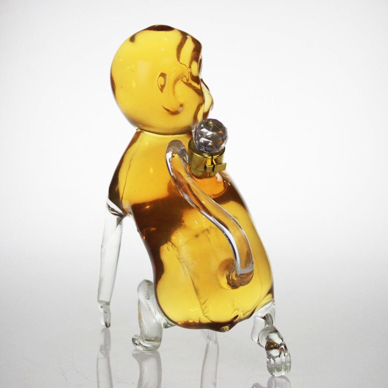 Animal Glass Decanter Empty Wine Bottle